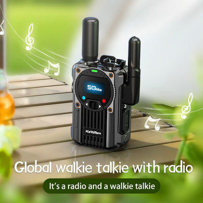 4G POC Zink-Alloy Walkie Talkie mit FM-Funktion und exklusive PTT-Unterstützung