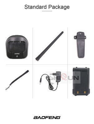 8W Ausgangsleistung Baofeng UV-5R Plus Tri-Power Ham Radio Transceiver mit USB-C-Ladung