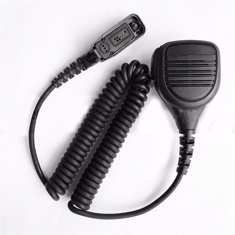 Schwarz Kunststoff Handheld Radio Lautsprecher Mikrofon für XiR P8668 APX7000 XPR7550 DP4800