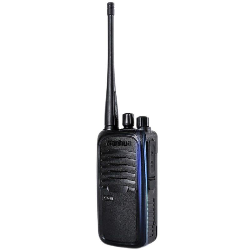 Schwarzer Wanhua HTD815 Walkie Talkie 5W/8W Optional 10 km Reichweite für Kommunikationsbedürfnisse