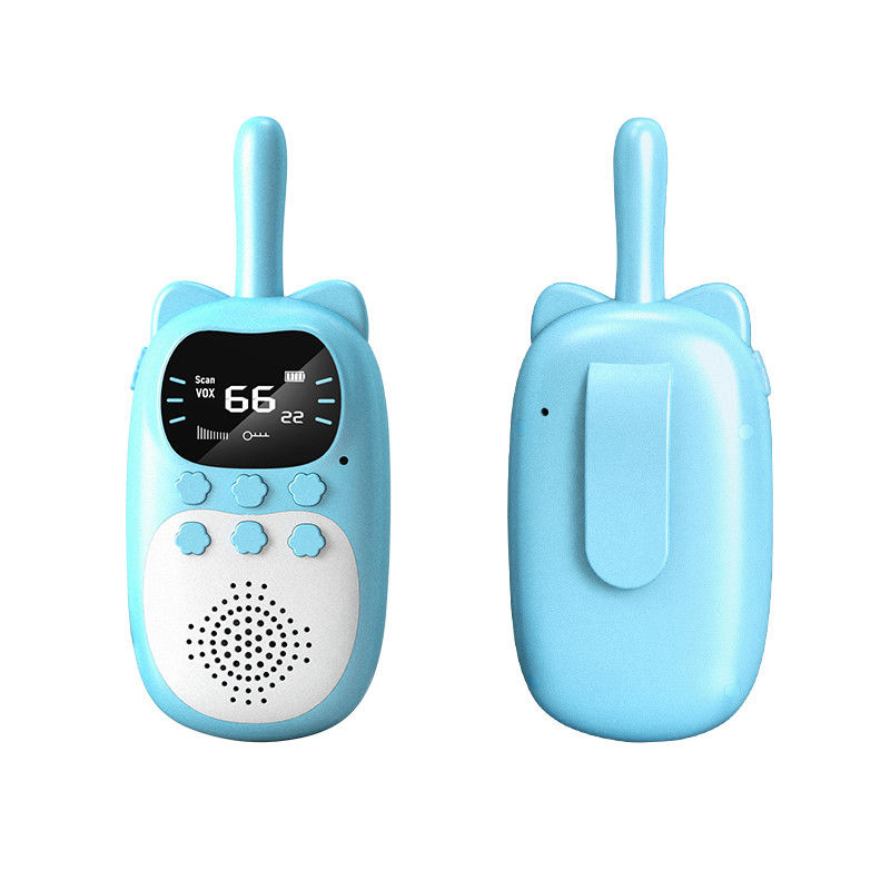 20 Speicherkanäle Handheld Walkie Talkie für Kinder 3 km ABS Plastik Fernbedienung