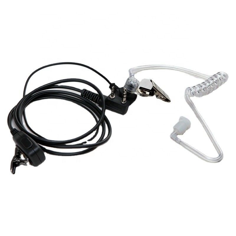 OEM-Logo PTT Air Akustikröhre Ohrhörer für Walkie Talkie Portable Radio Headset