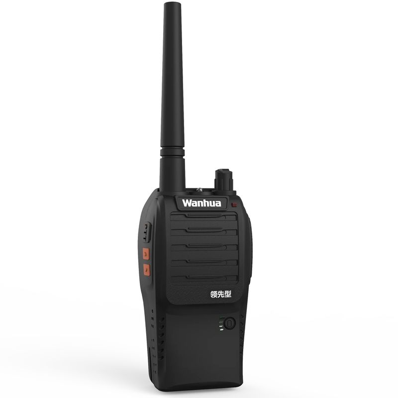 Wanhua S6 Schwarz 4G POC Walkie Talkie mit 3,7 V Li-ion-Batterie und UHF/VHF Dual Band
