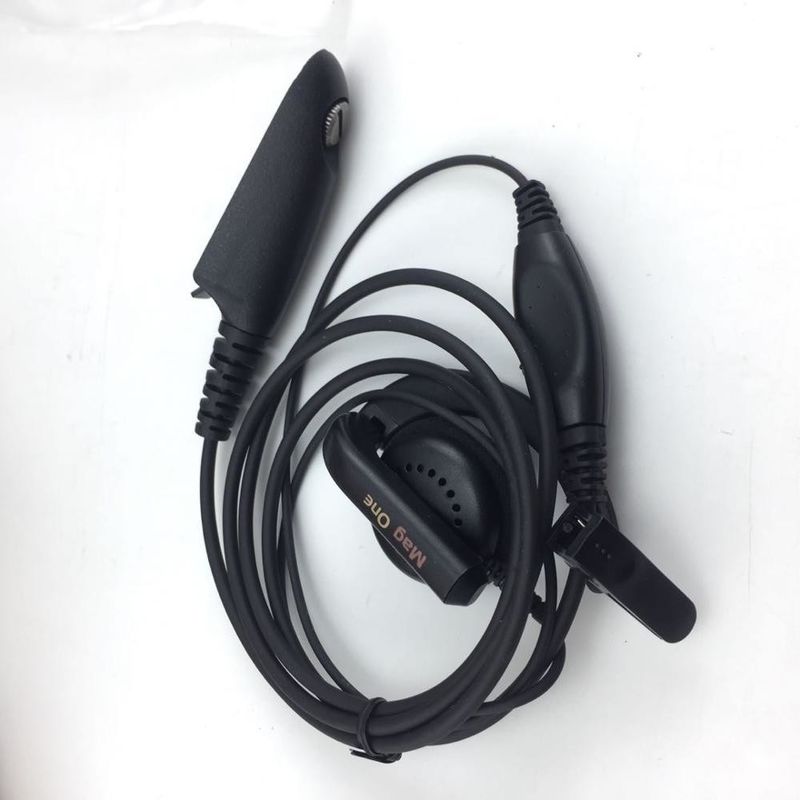 Walkie Talkie Wired Kopfhörer in Schwarz und kompatibel mit Motorola GP328 GP340 GP380