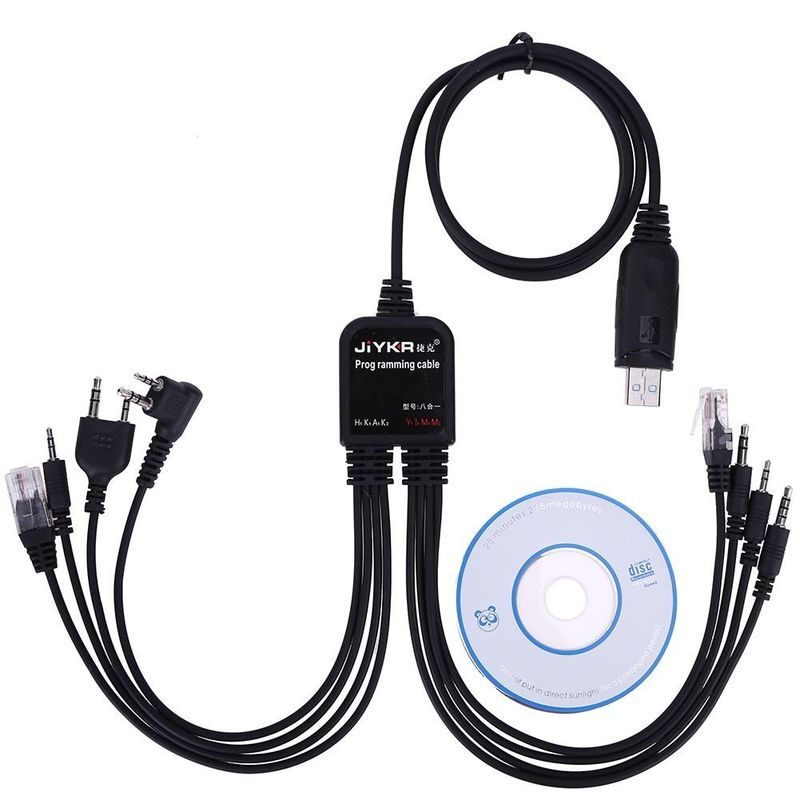 8 in 1 Walkie Talkie USB-Programmierkabel für Motorola Baofeng HYT VX GMRS Ausgangsleistung