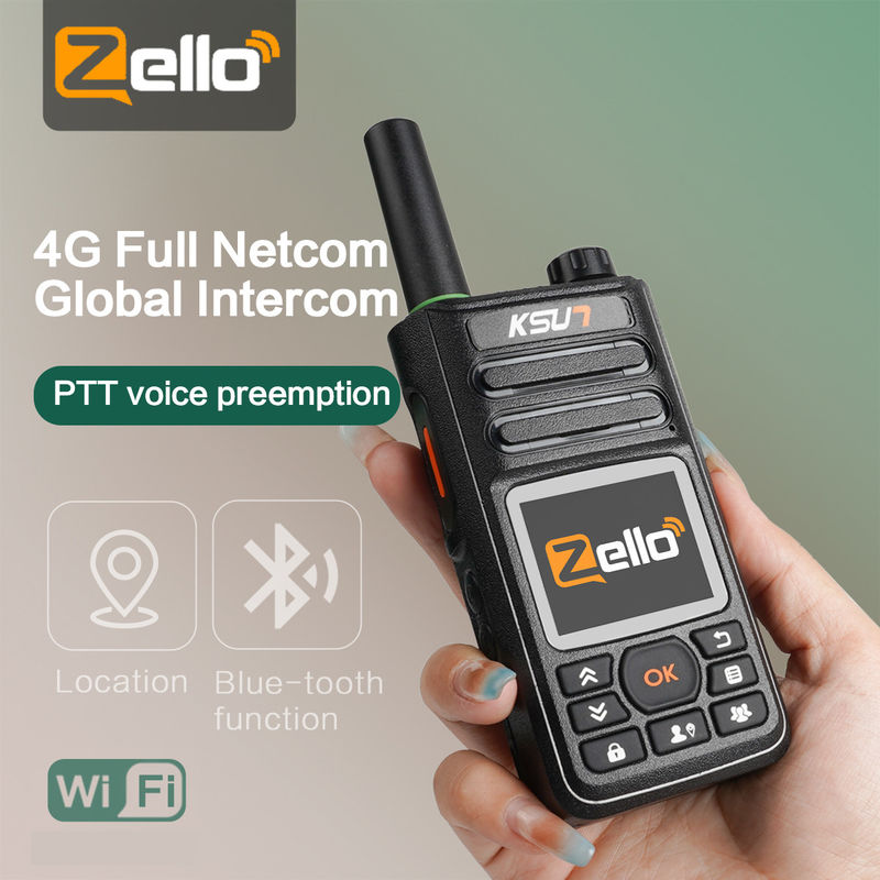 GPS WiFi POC Netzwerk Walkie Talkie 4G POC Zwei-Wege-Radio mit Fernkommunikation