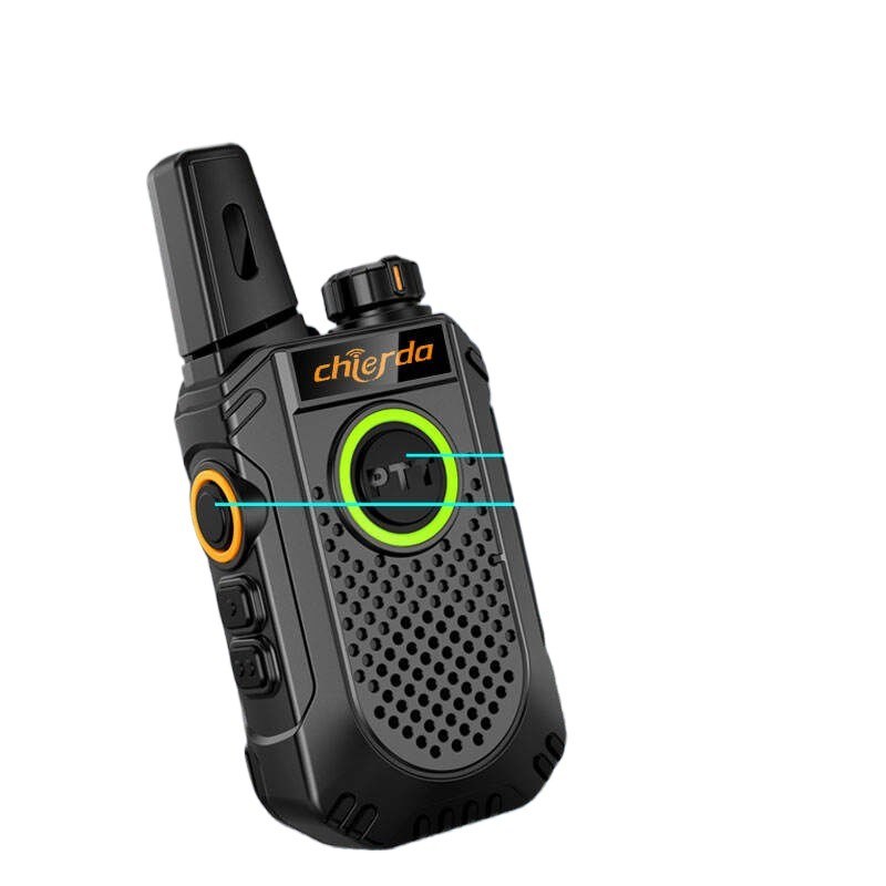 2W doppelte PTT-Lizenz-freie TC18 Handheld Kinder Radio 3KM Verschlüsselung Walkie Talkies