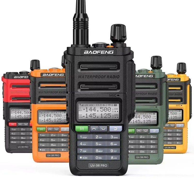 GMRS Walkie Talkie Typ Baofeng UV-9R PRO Wasserdicht IP68 Langstrecken-UHF/VHF-Ham-Radio