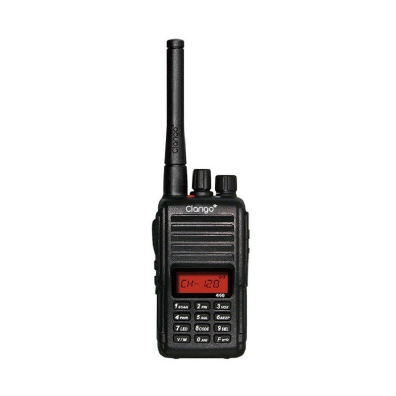 128 Speicherkanal VHF UHF Clarigo 468 IP54 wasserdicht und staubdicht Walkie Talkie