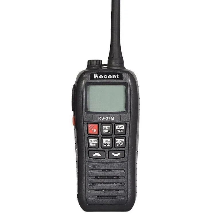 Neueste RS-37m IP67 Wasserdicht 5W VHF 2 Weg Langstrecken-Walkie Talkie Marine Radio