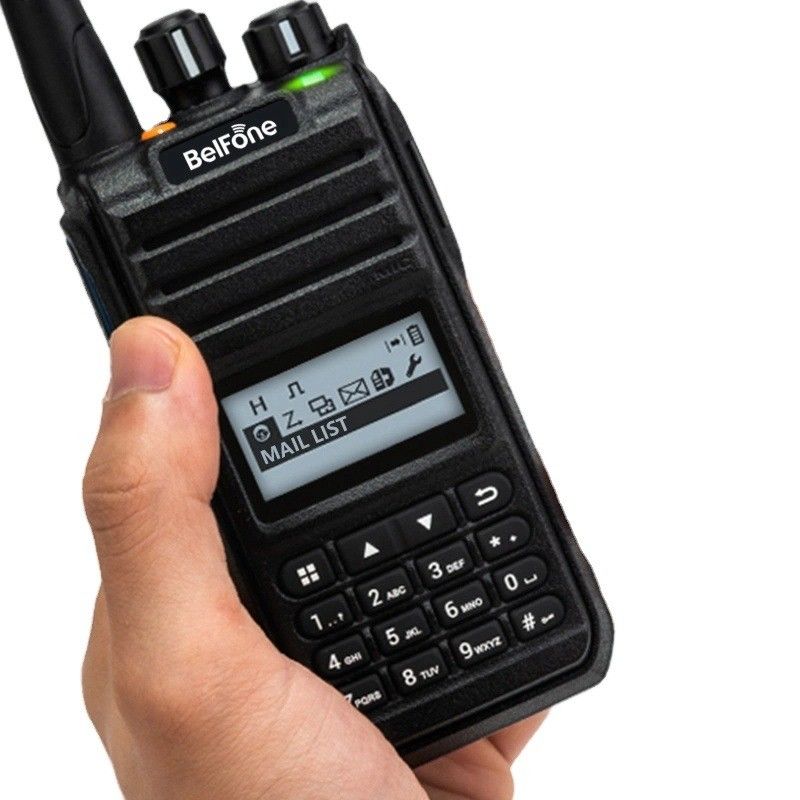 Black Belfone Bf-Td515 VHF UHF Radio Langstrecken 5W Portable Wireless 2 Way kommerziell