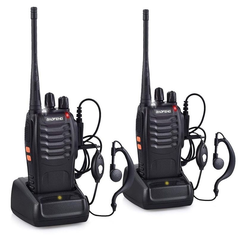Terminal-Style Handheld UHF Radio Walkie-Talkies Bf-888s Gerade für 0-10KM Sprechbereich