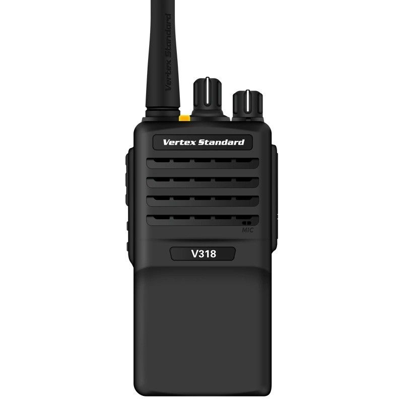 Bleiben Sie mit dem tragbaren schwarzen Walkie-Talkie V318 auf Ihren Abenteuern im Freien verbunden