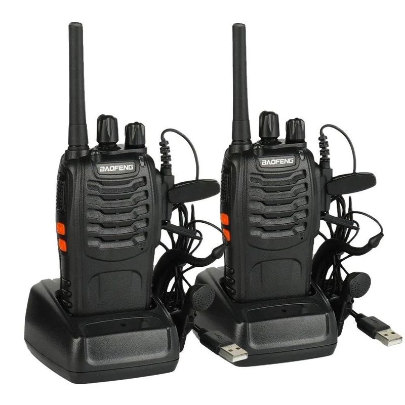 Baofeng Bf-88E 1500mAh Zwei-Wege Handheld Walkie Talkie für FRS und Ham Radio im Jahr 2024