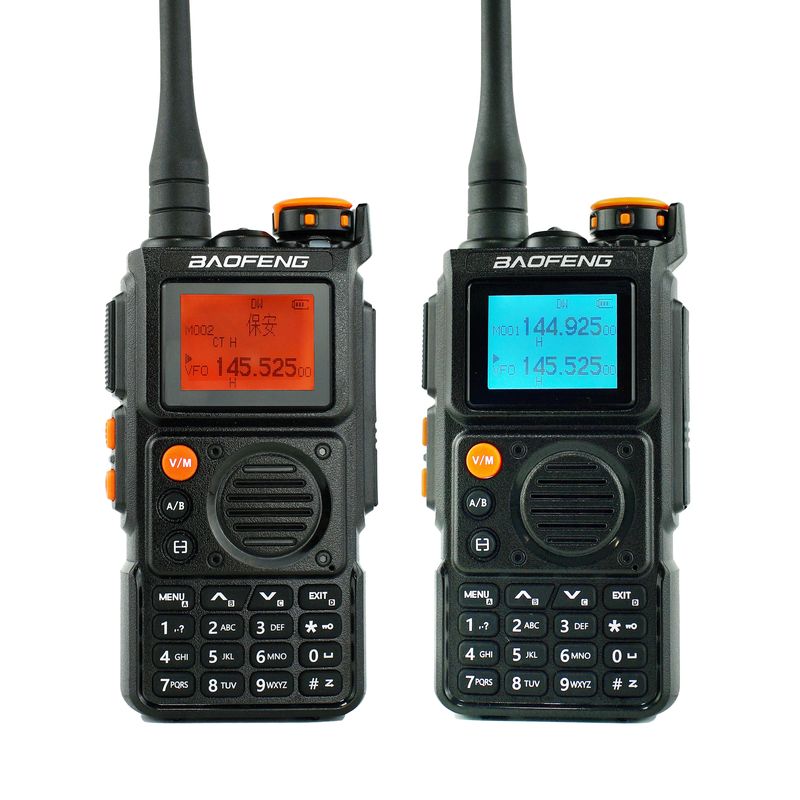 Langstrecken-Fullband UV-K6 Typ-C-Ladestation Walkie Talkie mit Standardbatterie von 1400 MAH
