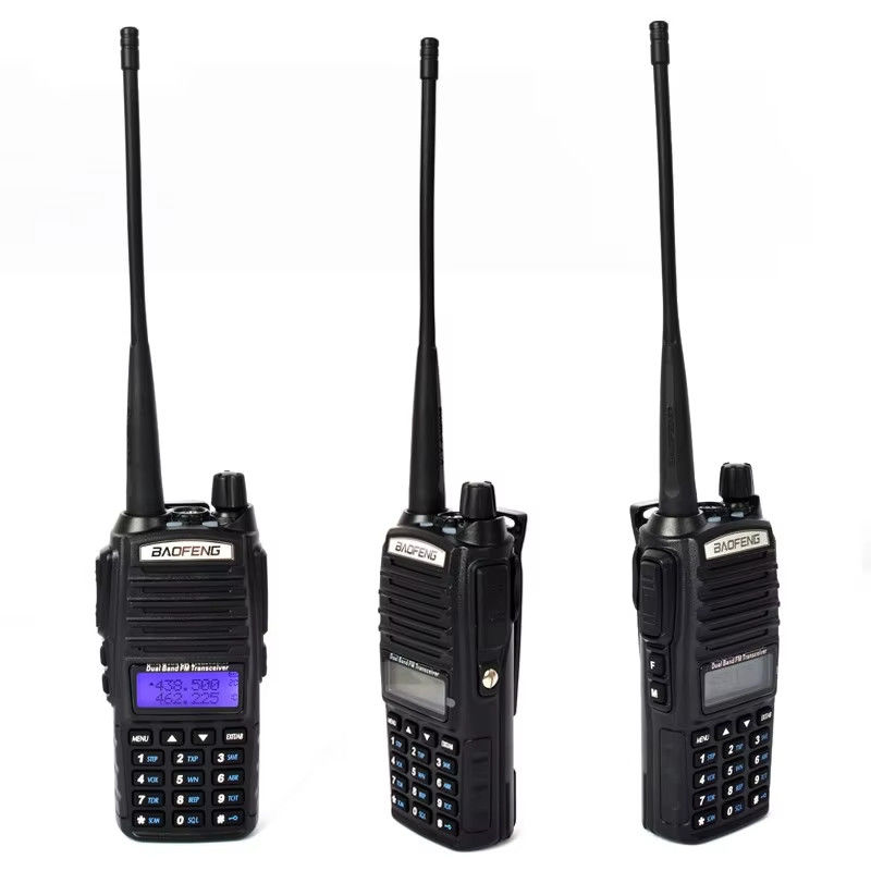 265g BAOFENG UV-82 Dual Band Dual Display Dual Standby Walkie Talkie für Profis