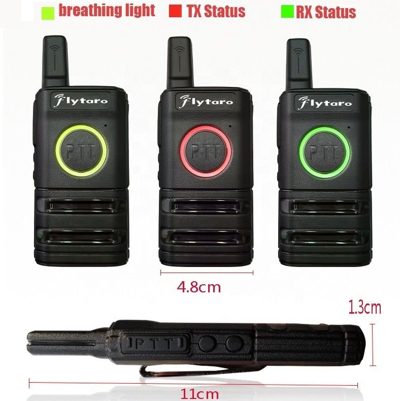 GMRS Walkie Talkie MINI Handheld drahtlose Kommunikation UHF 400-480MHz VHF 110*48*13mm