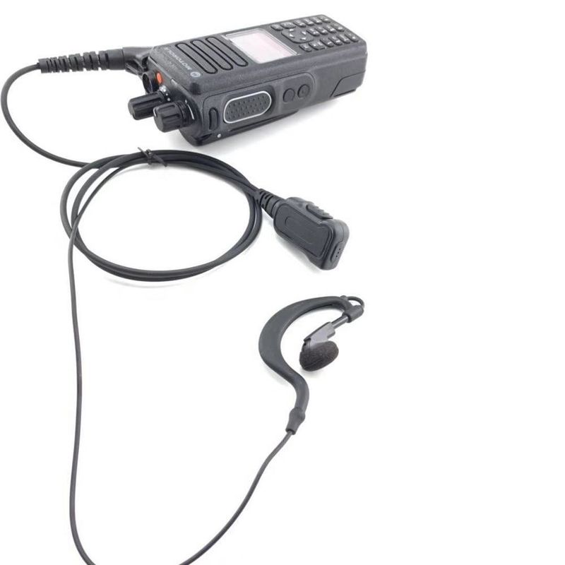 Motorola DP4801E Walkie Talkie Ohrhörer mit Single-D-Form und IPX-4 Wasserdichtheit