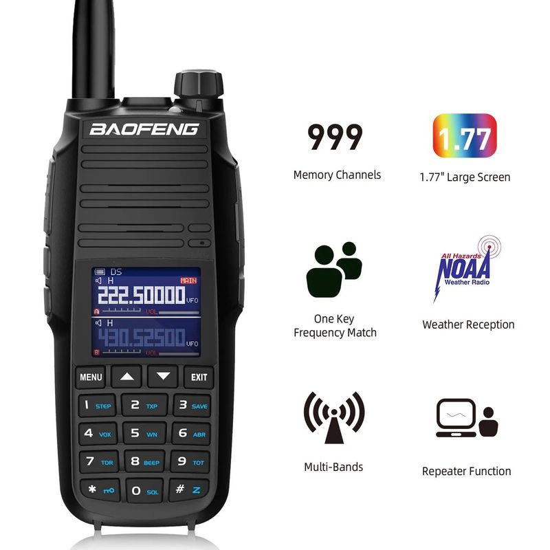 Langstrecken-Walkie-Talkie Baofeng UV-29L Talkie-Walkie 10W USB-C Ham Radio-Empfänger